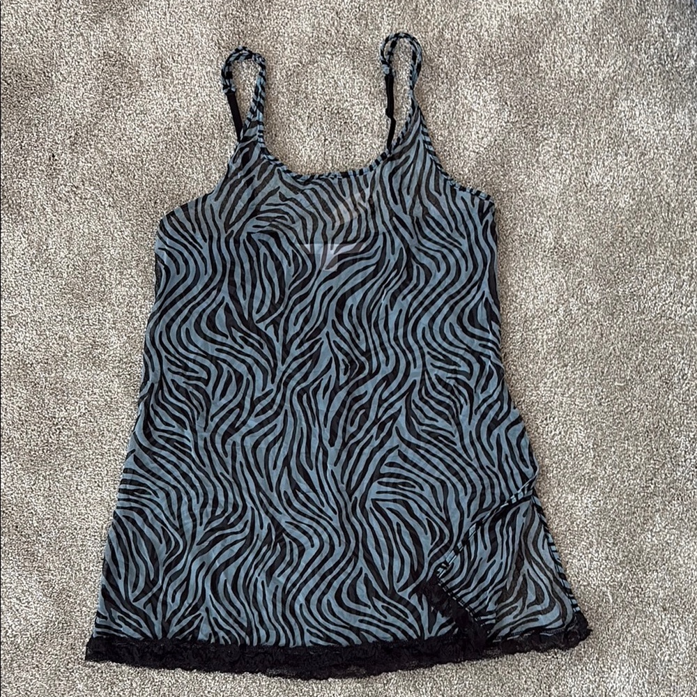 Zebra Print Women's Nightgown